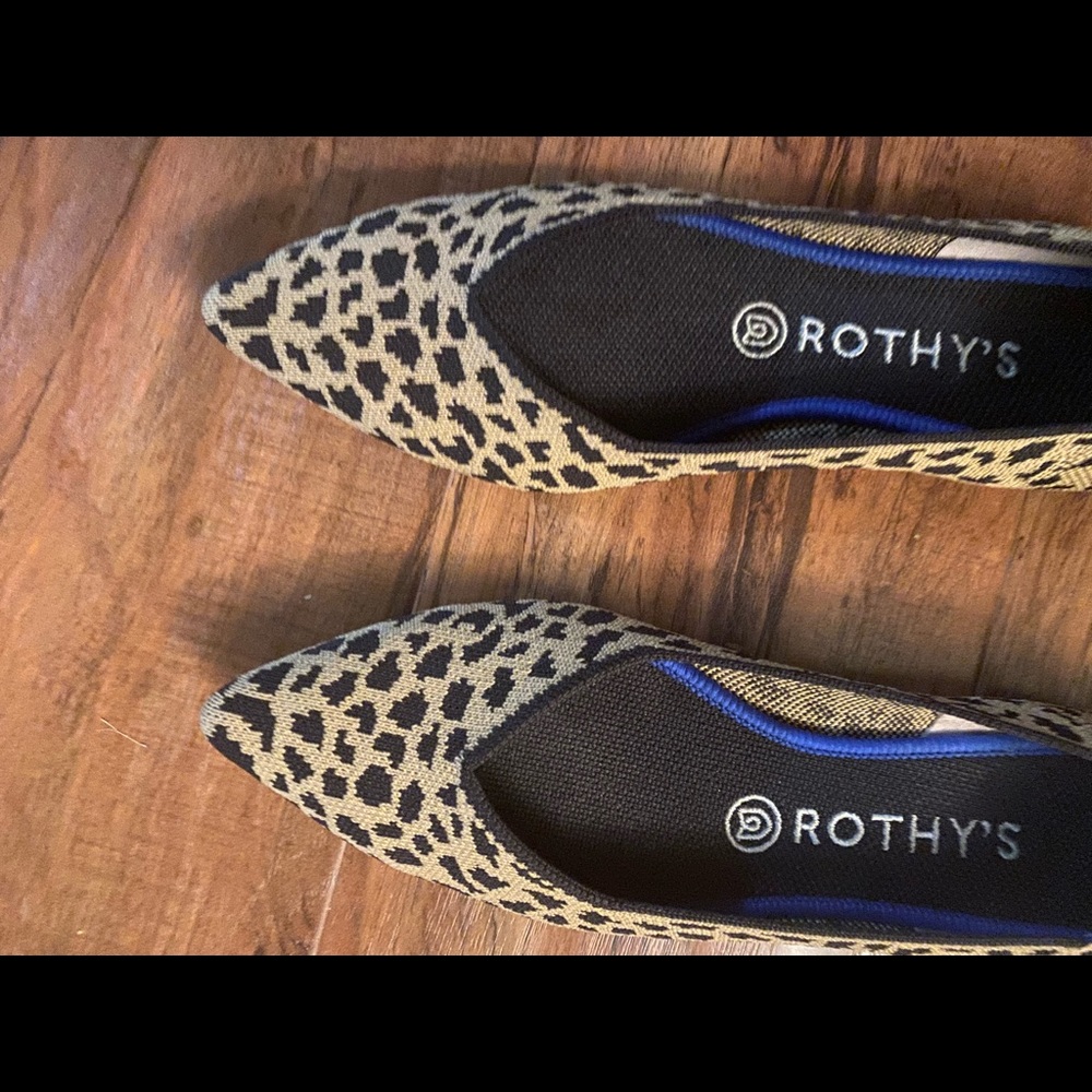 Rothys Leopard Print Flats